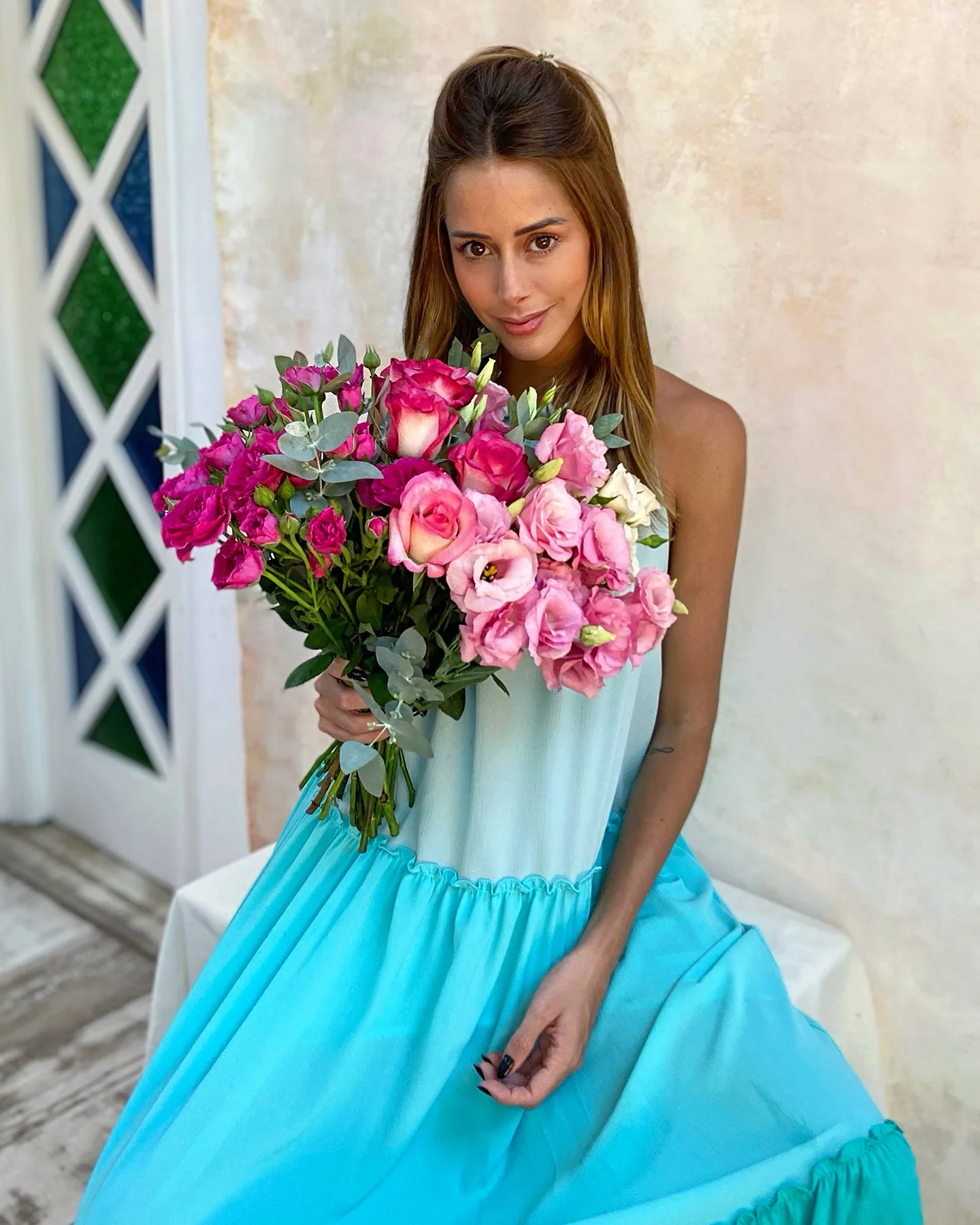 Buquê M <br>Rosas em degradê
