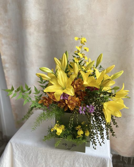 Box G com Gaveta <br>Lírios e Orquídeas - Image 3