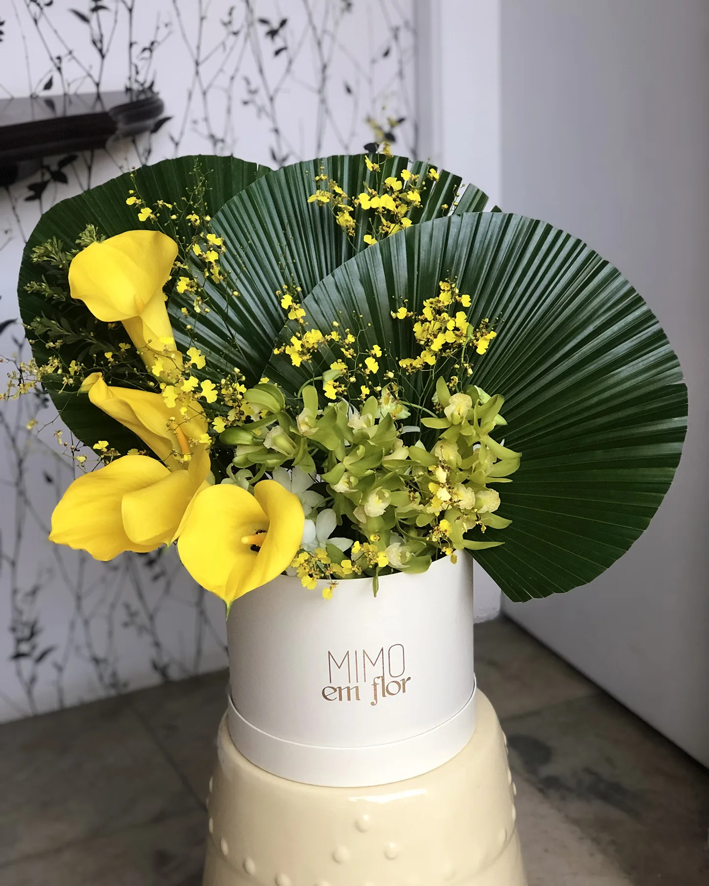 Box G Marfim <br>Latânias e Callas Amarelas - Image 2