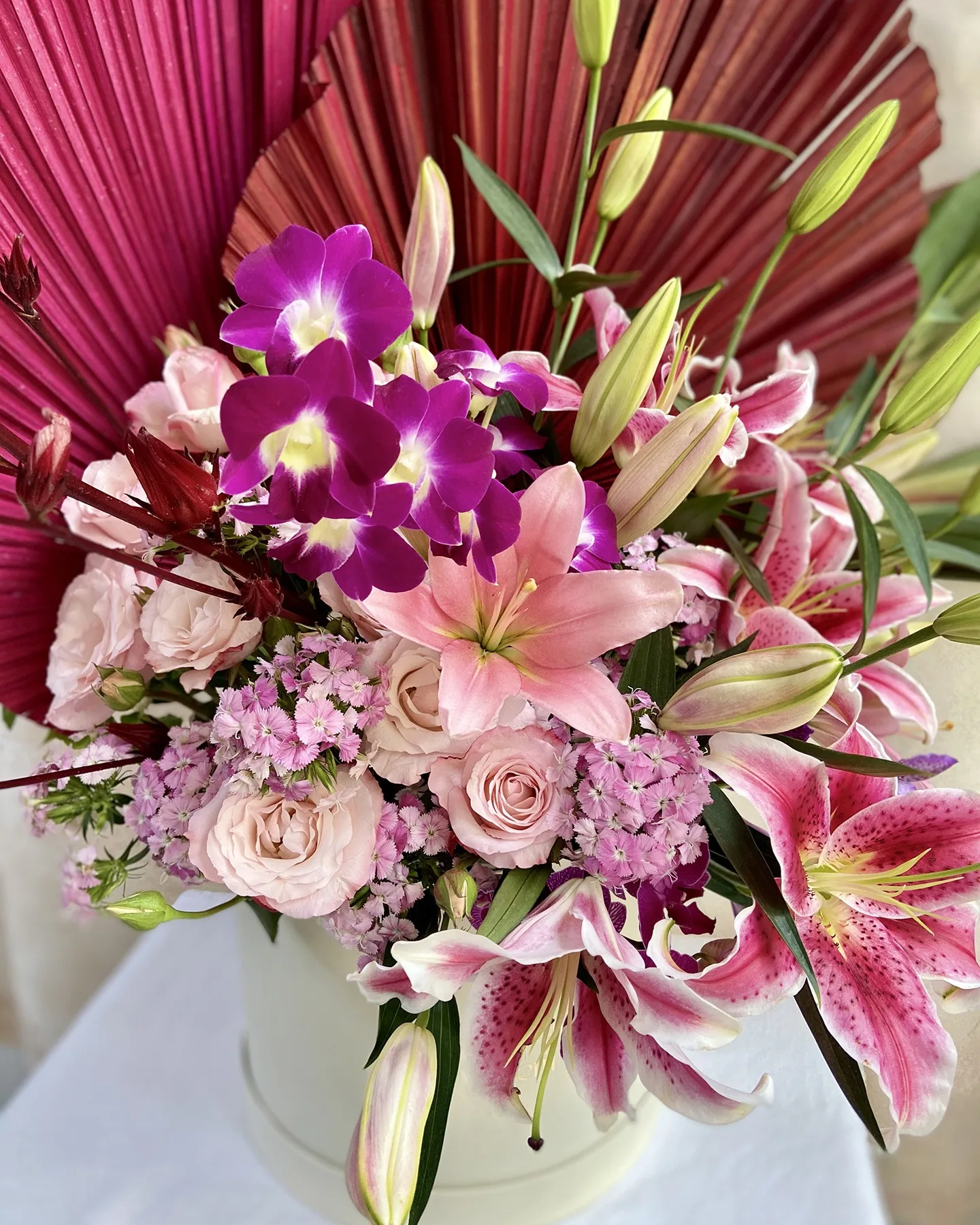 Box Marfim <br>Arranjo GG Tons de Rosa - Image 2