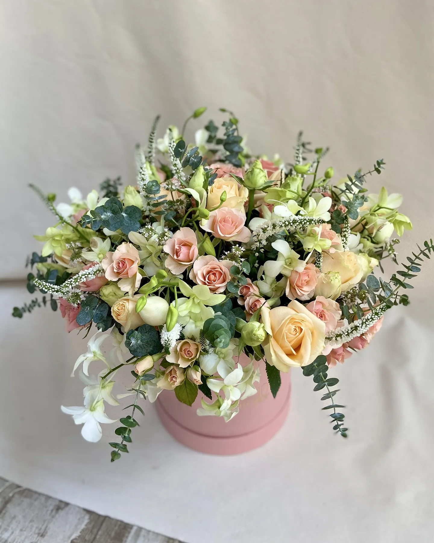 Box Rosa G <br>Arranjo Clássico Tons Pastel - Image 2