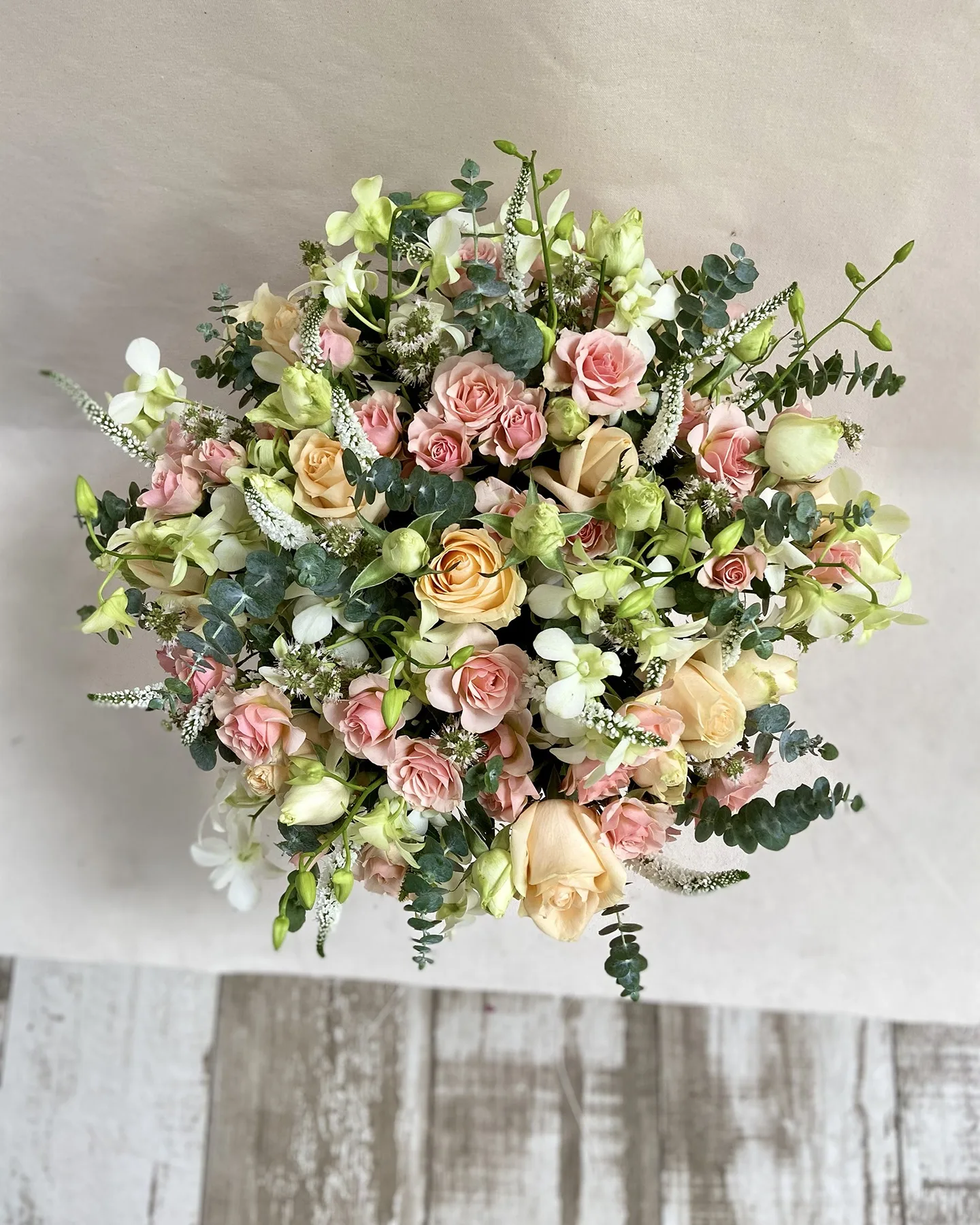 Box Rosa G <br>Arranjo Clássico Tons Pastel - Image 3