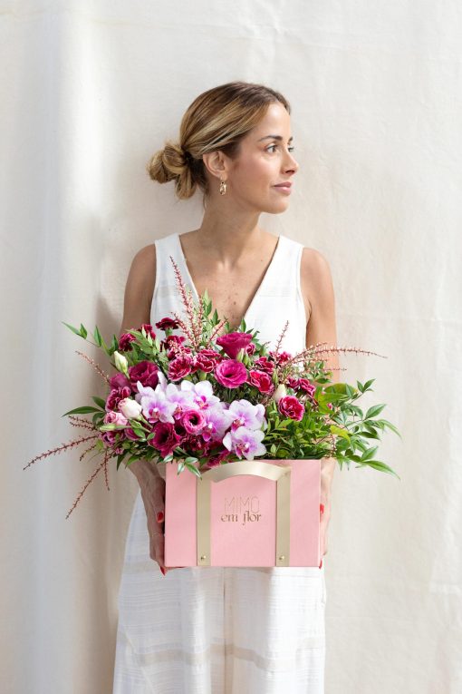 Bolsa M com Orquídea e Cravína - Image 2