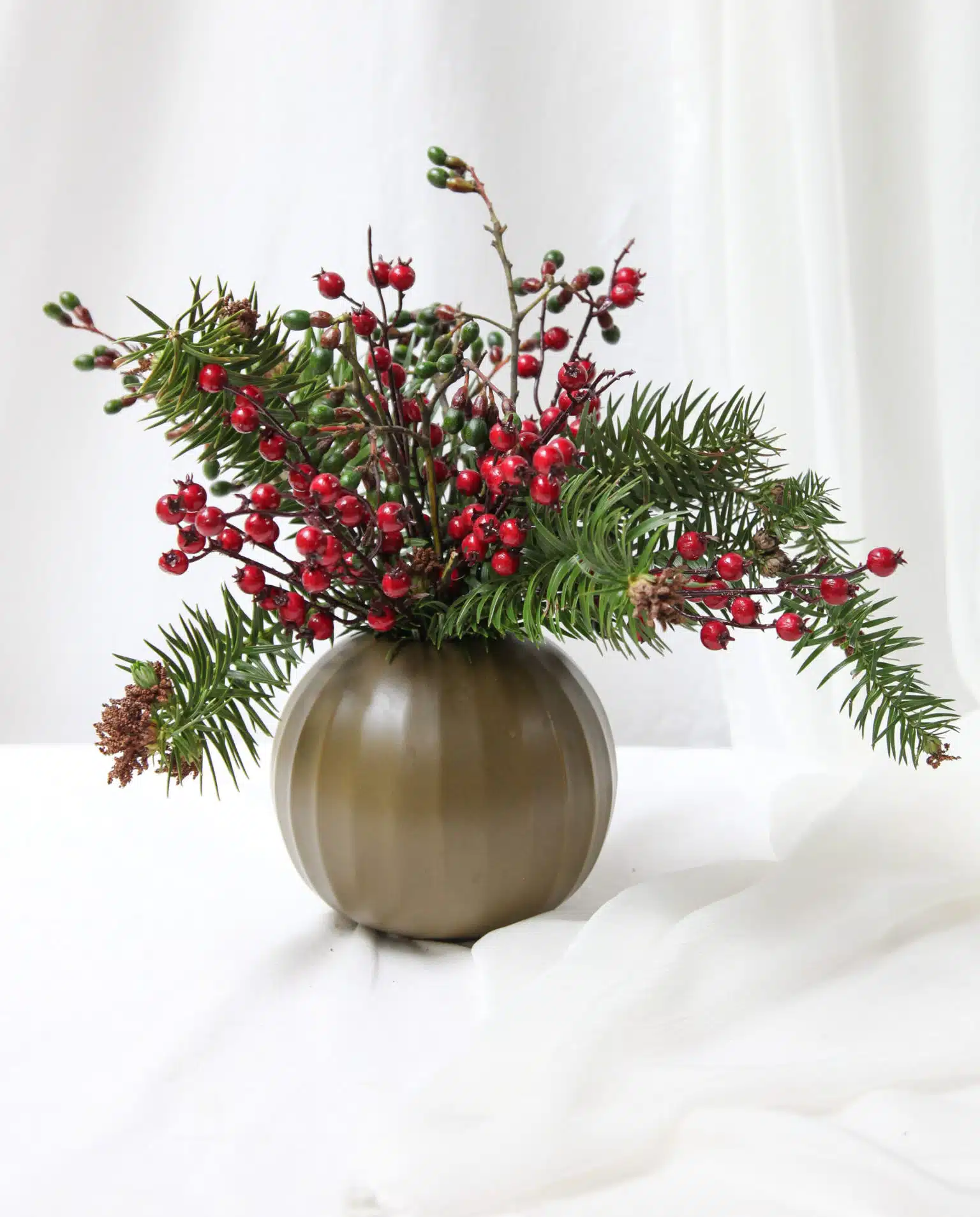 Vaso P Natal Cerâmica Sementinhas