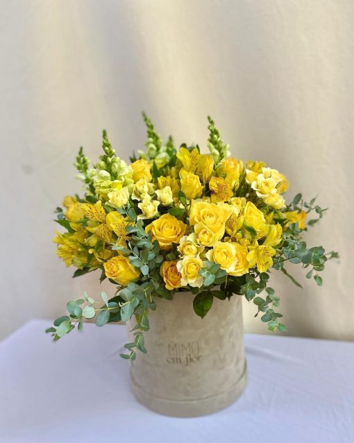 Box de Camurça Rosas Amarelas (mais tamanhos disponíveis) - Image 3