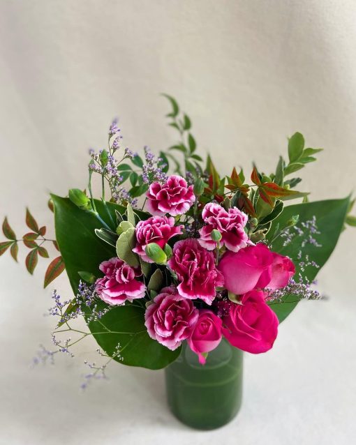 Cilindro de Vidro P <br> Pink e Verde - Image 3